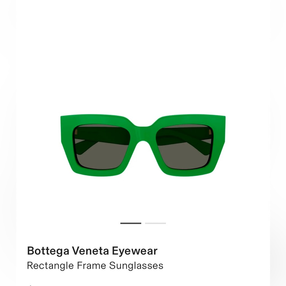 Bottega Veneta Rectangle Frame Sunglasses